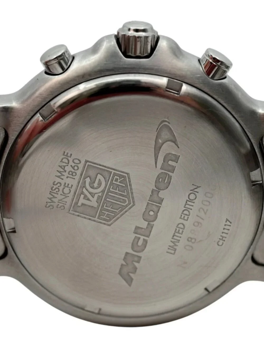 Tag Heuer 41mm Men's 6000 Series McLaren Limited Edition SS Watch Ref: CH1117!
